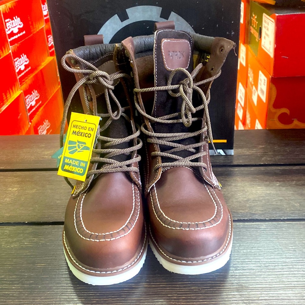 New patron work boots